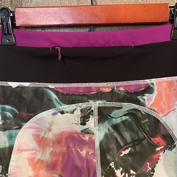 Lululemon Speed Tight III *All Full-On Pigment Wave Multi / Black / Regal Plum - Picture 4 of 9